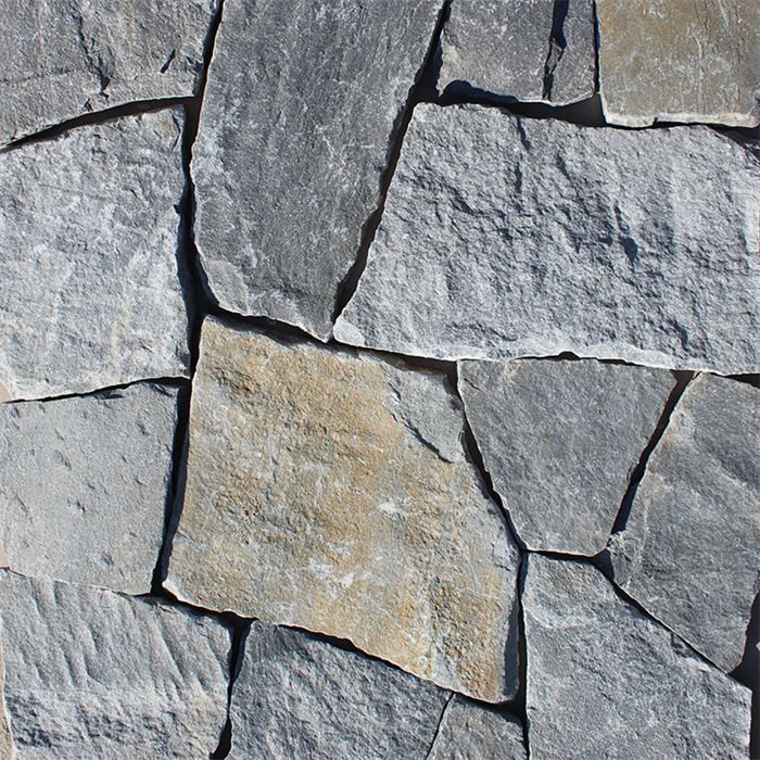 Mosaico de fachada de piedra natural de cuarcita azul JRSR-040